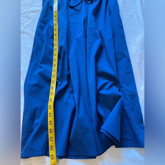 White House Black Market Royal Blue Peasant Midi Dress Size M - Picture 10 of 10